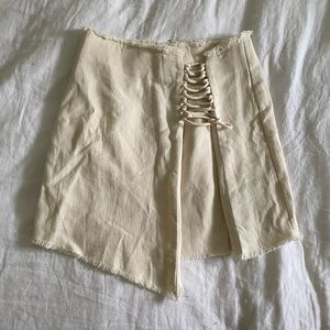 Mango Linen Skirt